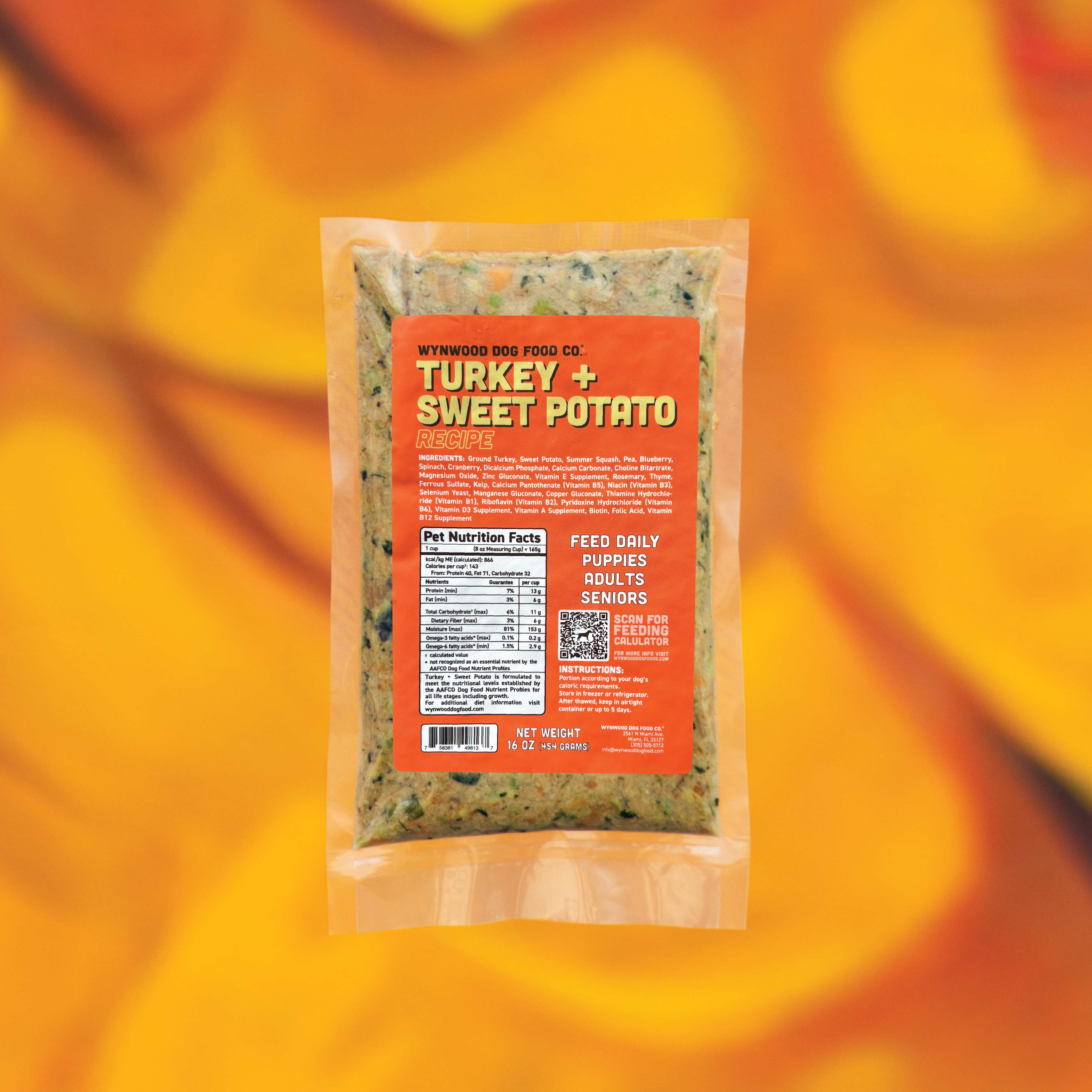 TURKEY + SWEET POTATO